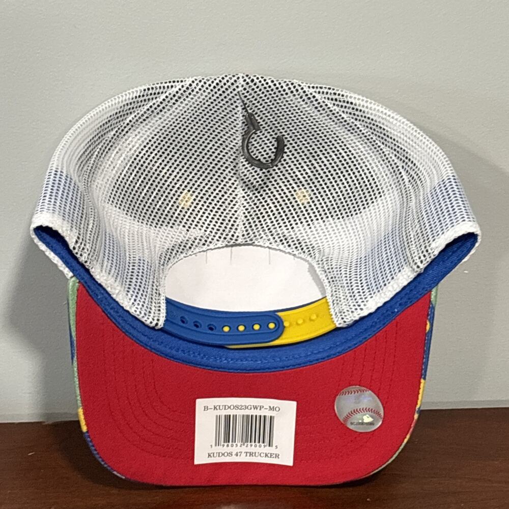 '47 Brand St Louis Cardinals Youth Hat Boys Blue Snapback Trucker Mesh New - Picture 4 of 6
